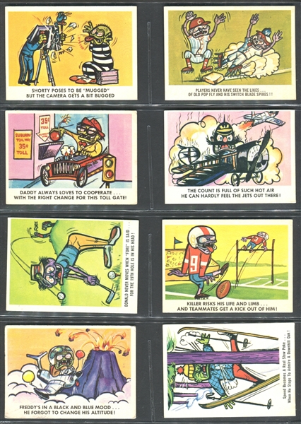 1965 Fleer Weird-Ohs Complete Set of (66) Cards