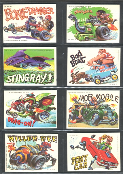 1980 Topps Weird Wheels Complete Set of (55) Cards