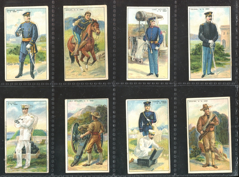 T81 Recruit  Military Series Lot of (30) Die Cut Cards