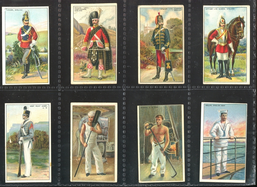 T81 Recruit  Military Series Lot of (30) Die Cut Cards