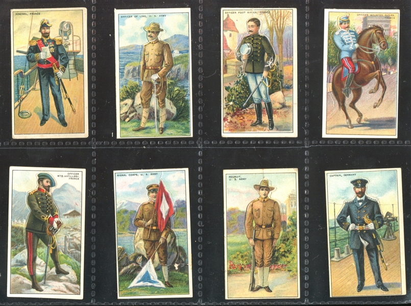 T81 Recruit  Military Series Lot of (30) Die Cut Cards