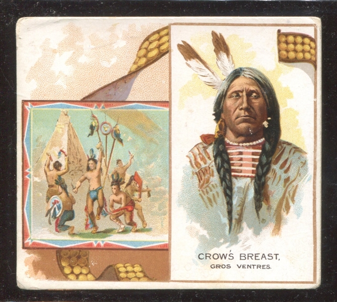 N36 Allen & Ginter American Indians - Crow's Breast