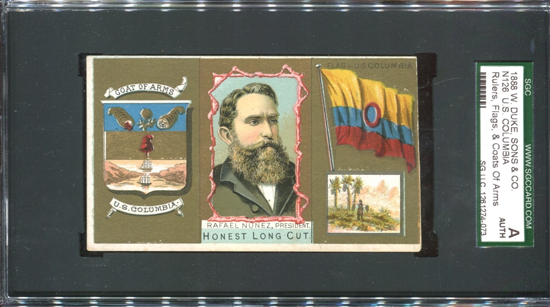 N126 Duke Honest Long Cut Rulers Lot of (3) SGC-Graded Cards