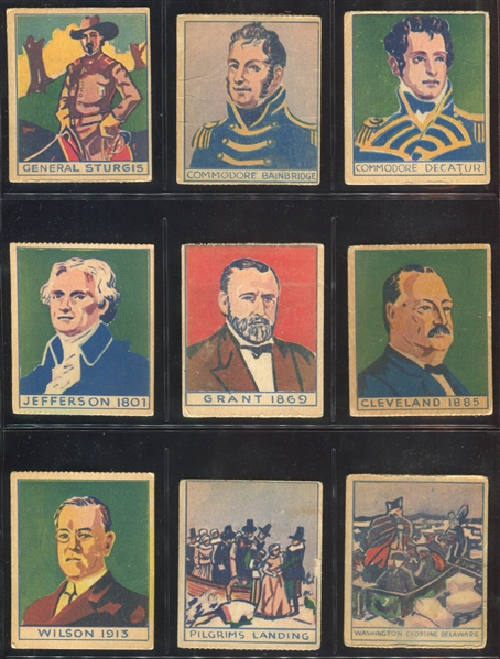 R129 Series of 48 Western Series Strip Card Lot of (20) Cards