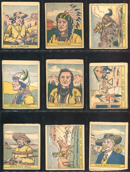 R130 Series of 48 Western Series Lot of (20) Strip Cards