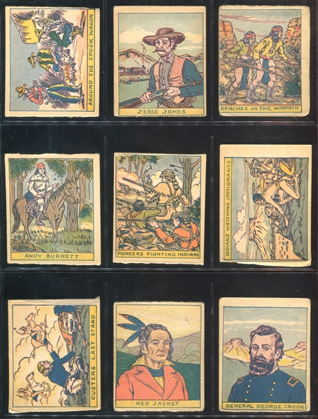 R130 Series of 48 Western Series Lot of (20) Strip Cards