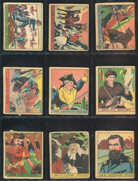 R128-2 Series of 48 Western Lot of (26) Cards