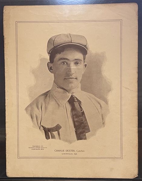 1898-99 National Copperplate Print - Charlie Dexter, Louisville