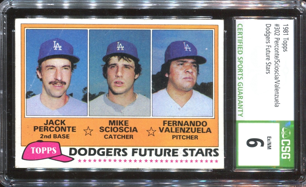 1970's/1980's Topps Baseball Graded Trio with Hall of Famers