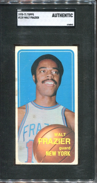 1970-71 Topps #120 Walt Frazier SGC Authentic