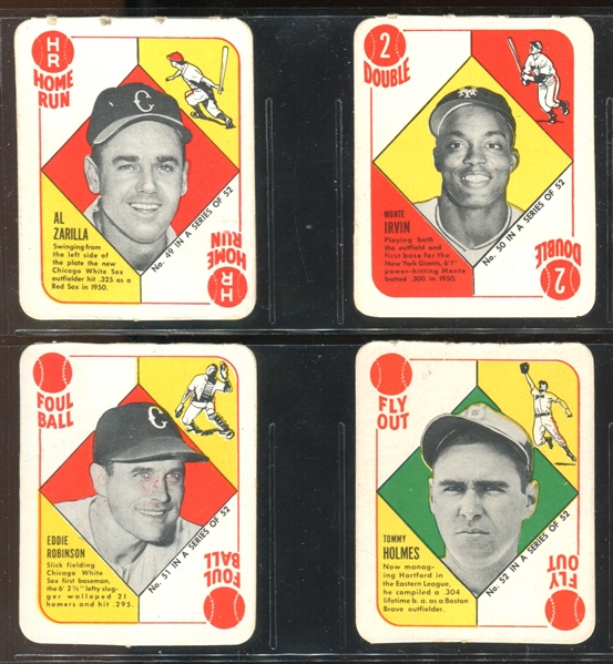 1951 Topps Redback Complete Set of (52) Cards