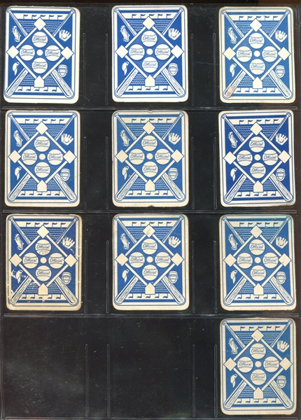 1951 Topps Blue Back Lot of (23) Cards with Key HOFers