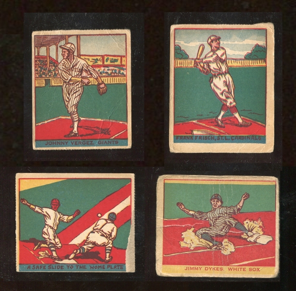 1933 R337 Eclipse Import Lot of (4) Cards with HOFers