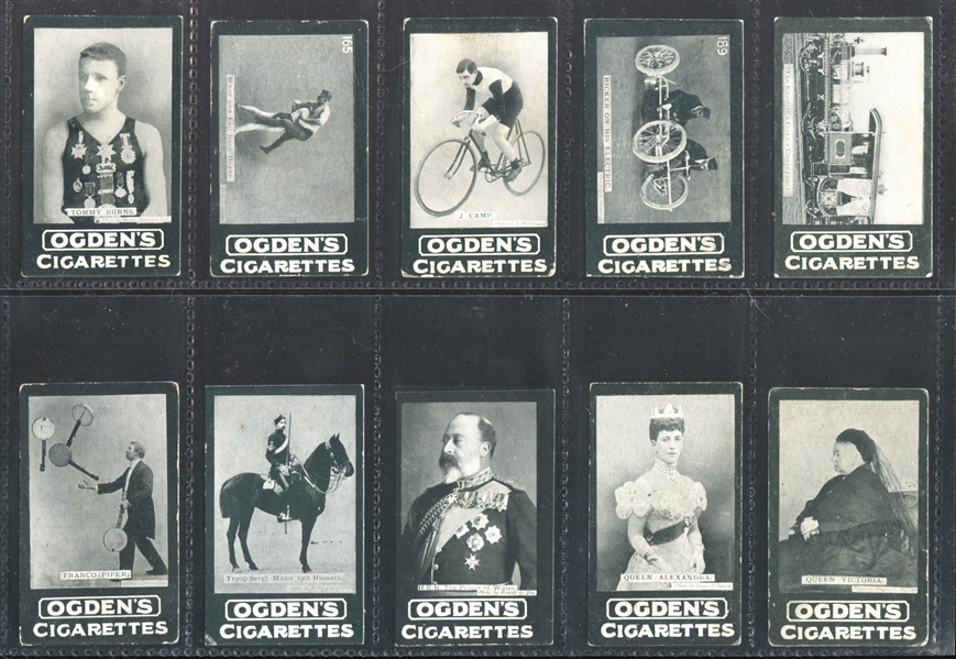 1901-02 Ogdens LTD General Interest Lot of (10) Different