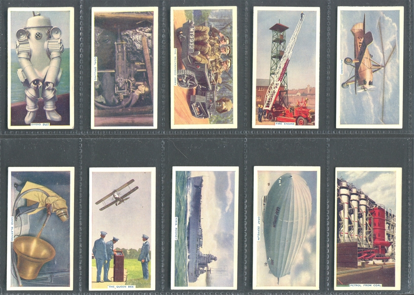 1936 Godfrey Phillips Ltd This Mechanized Age Complete Set of (50) Cards