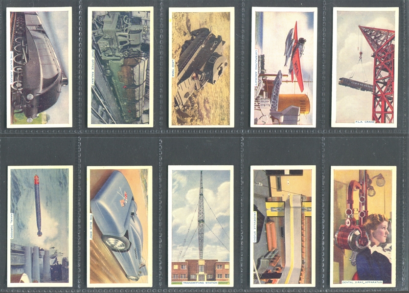 1936 Godfrey Phillips Ltd This Mechanized Age Complete Set of (50) Cards