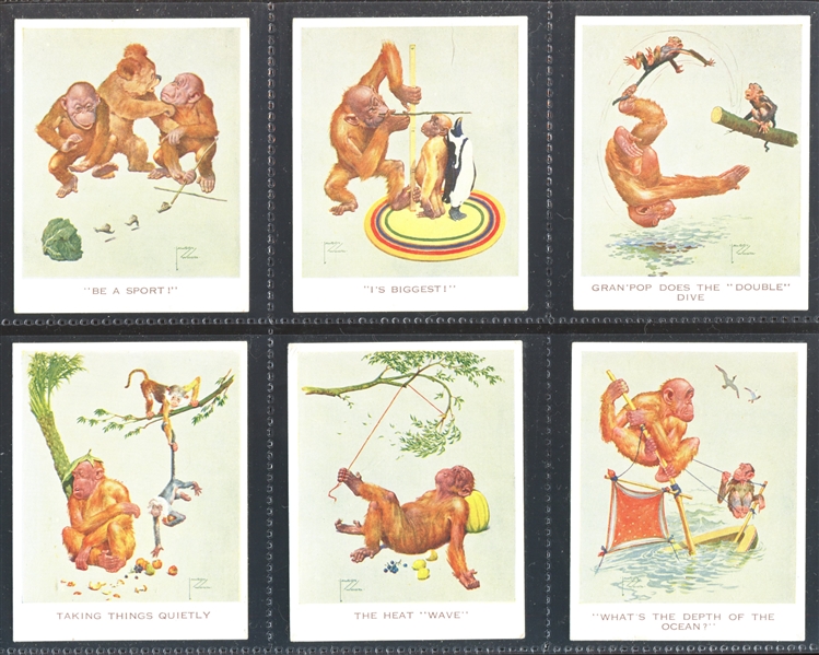 1934 Carreras Turf Gran-Pop Large Format Complete Set of (50) Cards