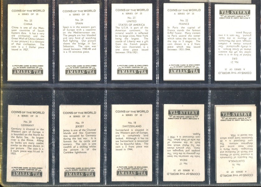 1957-1982 British Cards Lot of (12) Complete Sets