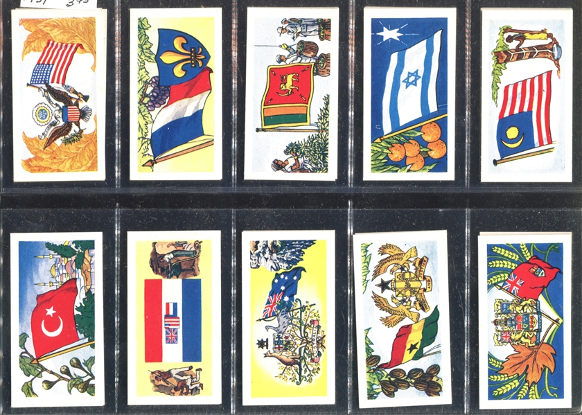 1957-1982 British Cards Lot of (12) Complete Sets