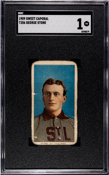 1909-11 T206 George Stone SGC1 Poor