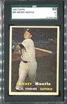 1957 Topps #95 Mickey Mantle SGC60 EX 5