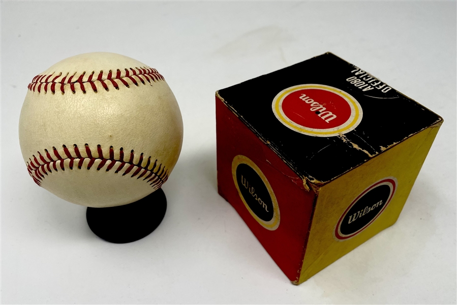 Fantastic Nellie Fox Endorsed Wilson Baseball with Original Box