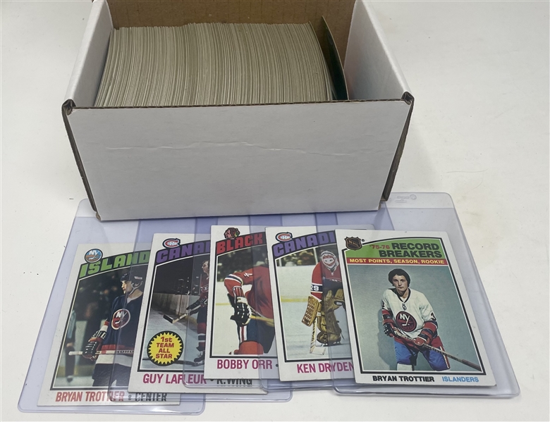 1976-77 Topps Hockey Complete Set of (264) Cards