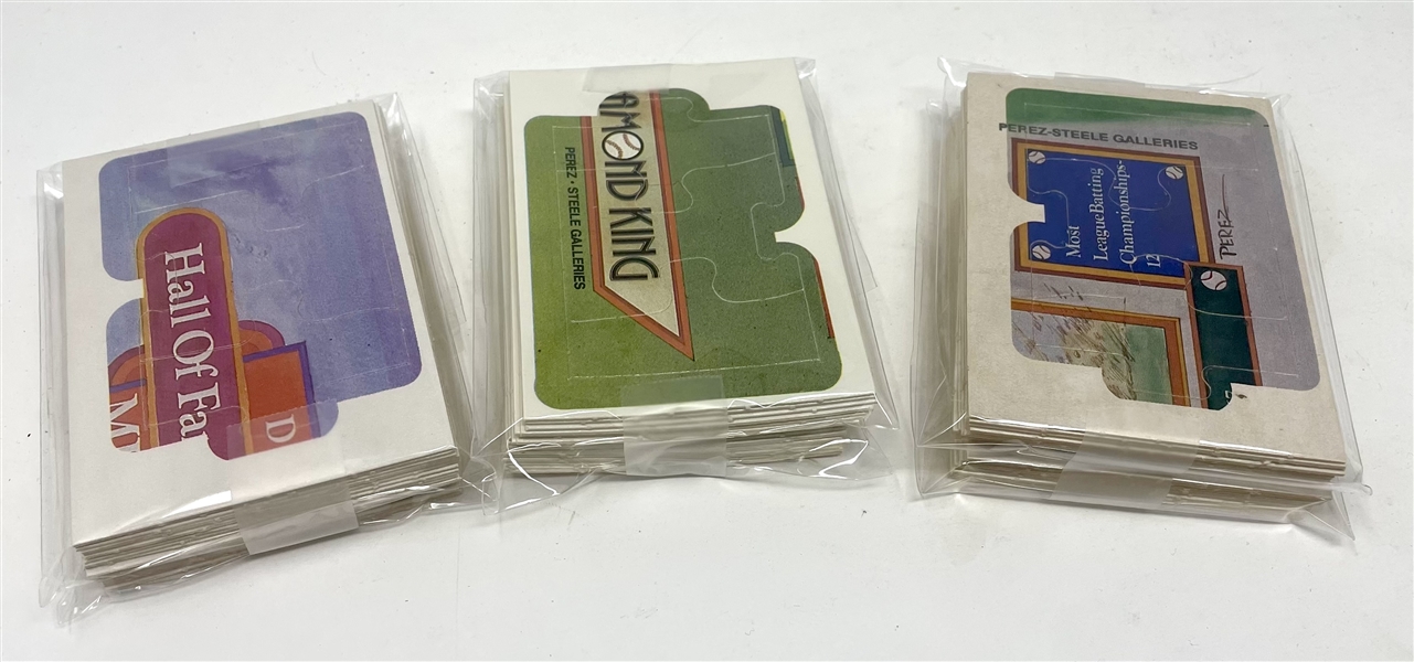 1983-1989 Donruss Puzzles Lot of (7) With Framed Copies