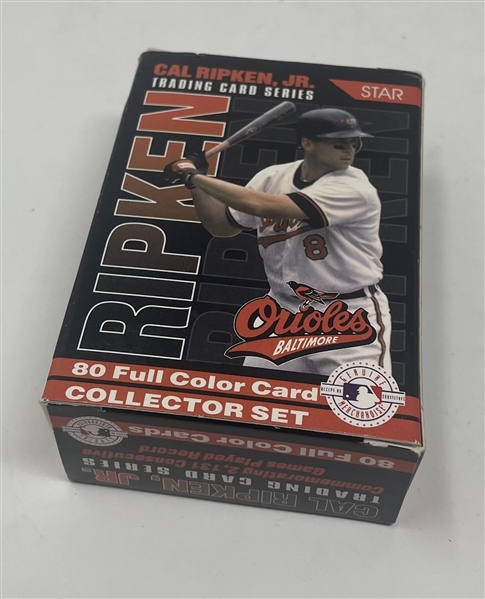 1995 Star Cal Ripken Complete Boxed Set of (80) Cards