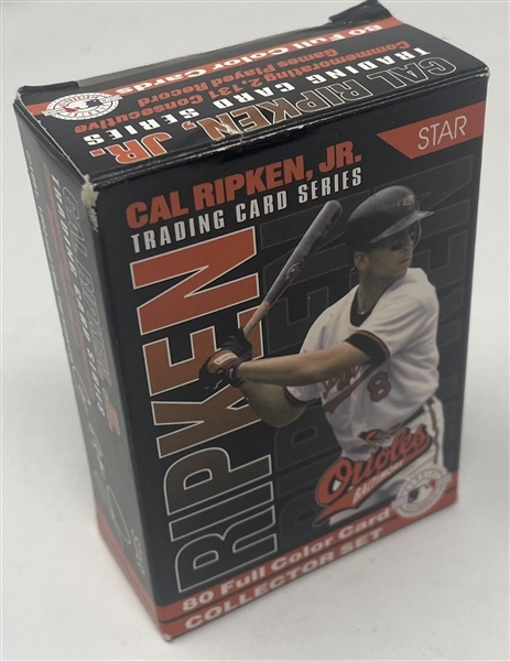 1995 Star Cal Ripken Complete Boxed Set of (80) Cards