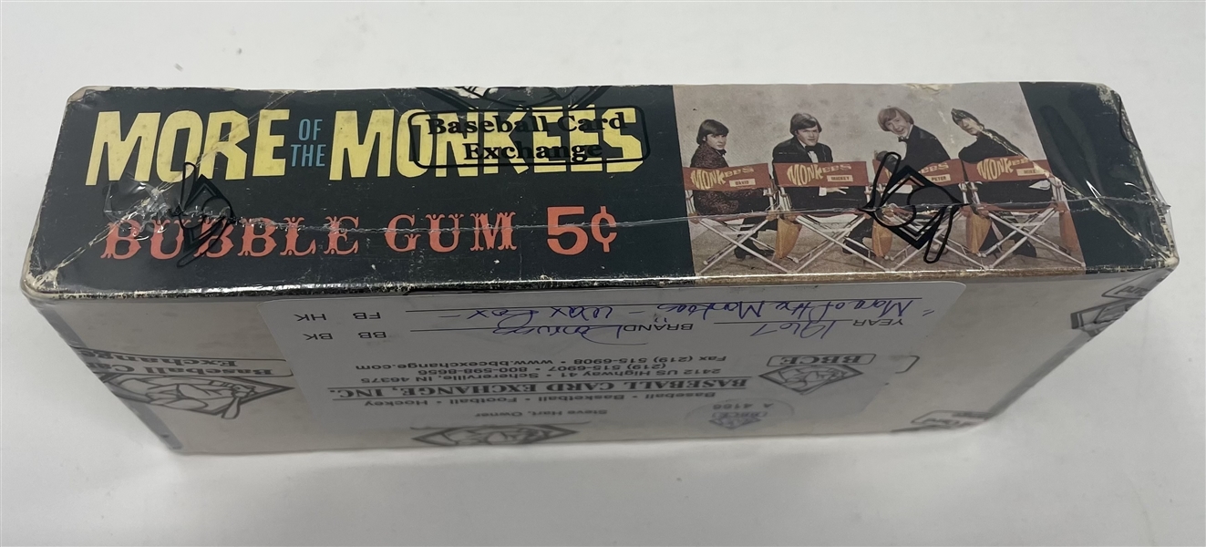 1967 Donruss More Monkees BBCE Wrapped Complete Wax Box