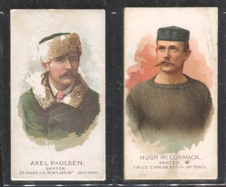 N29 Allen & Ginter World's Champions (2nd Series) Skaters Lot of (2) Cards