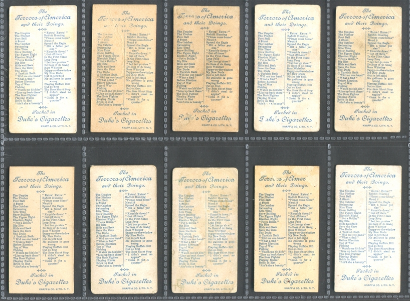 N88 Duke Terrors of America Complete Set of (50) Cards