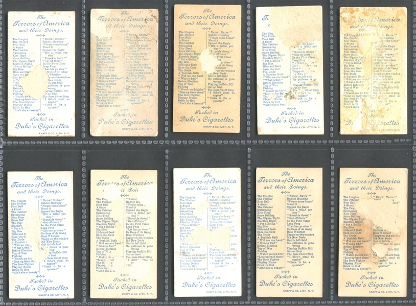 N88 Duke Terrors of America Complete Set of (50) Cards