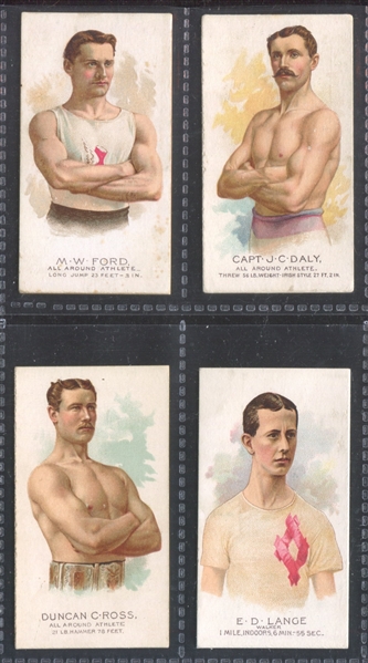 N29 Allen & Ginter World's Champions (2nd Series) Lot of (3) Athletes and (1) Walker