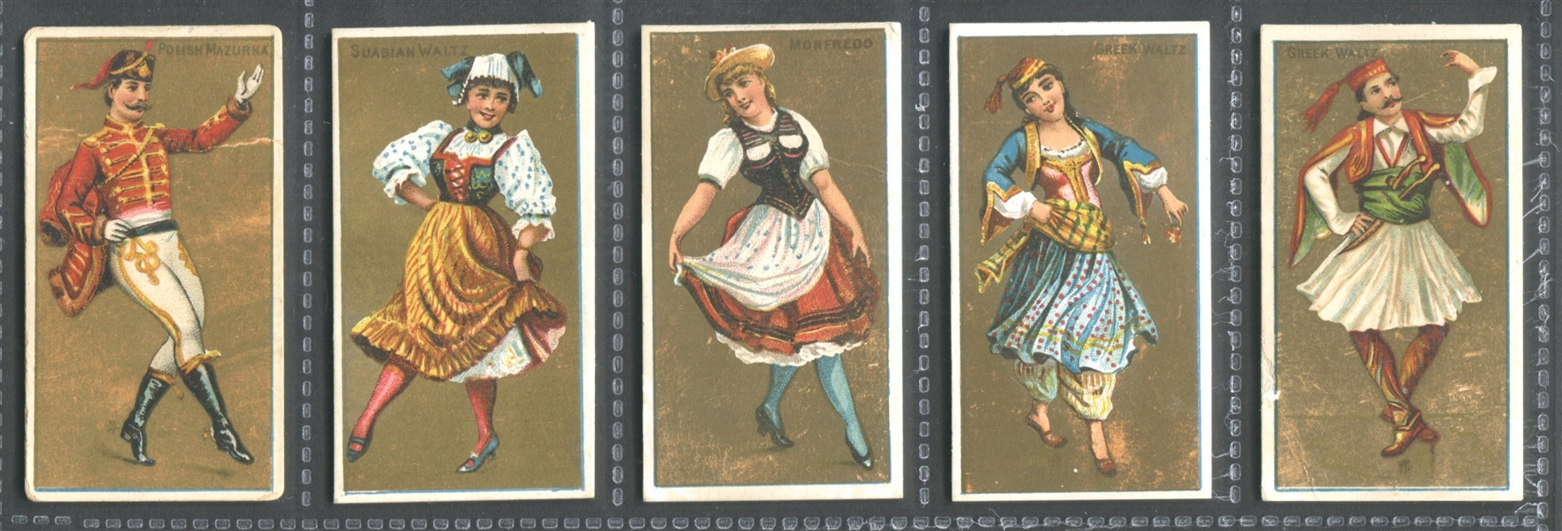 N225 Kinney National Dances Lot of (5) Cards