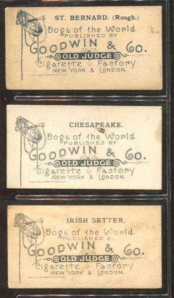 N163 Goodwin Dogs Lot of (5) Different Cards