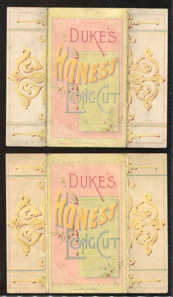 N96 Duke Actresses Folders Lot of (2) Cards 