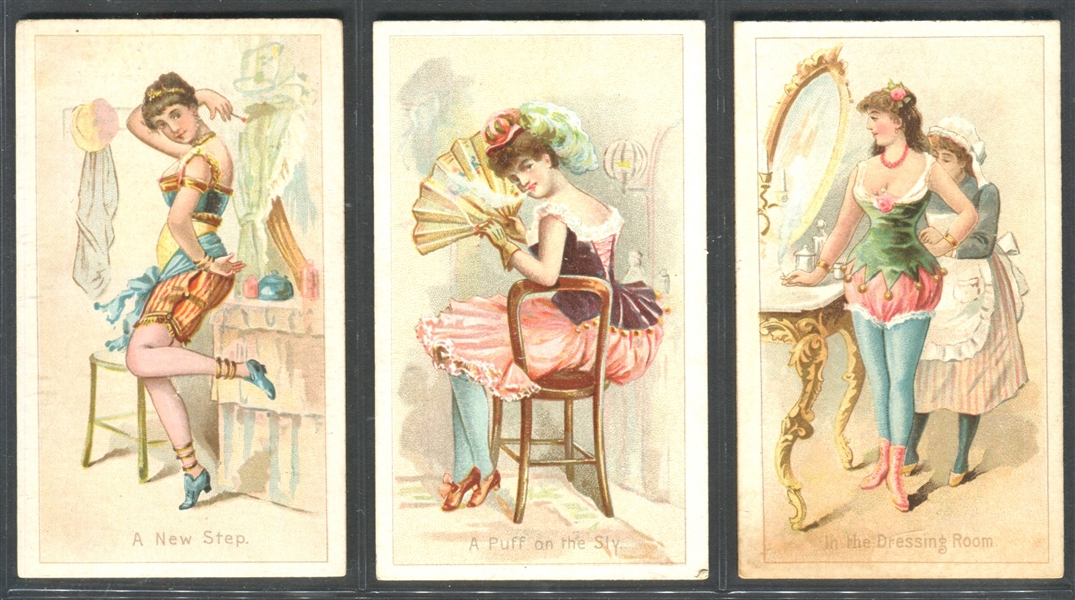 N103 Duke Burlesque Scenes Lot of (3) Different