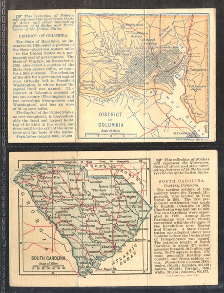 N133 Duke State and Territorial Governors Lot of (2) Different