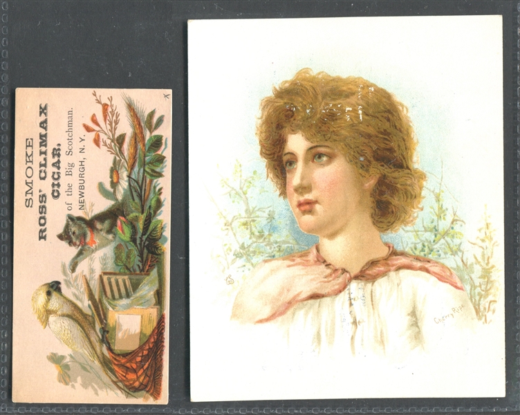 Vintage Trade Card Lot of (11) With Cigar/Tobacco and Others