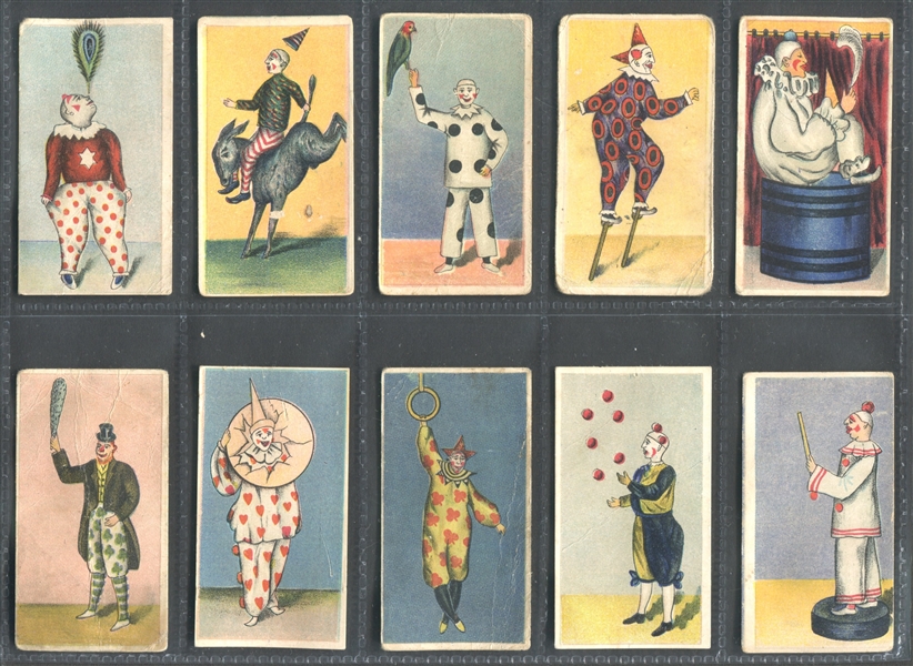 E43 American Caramel Circus Near Set of (18/20) Cards