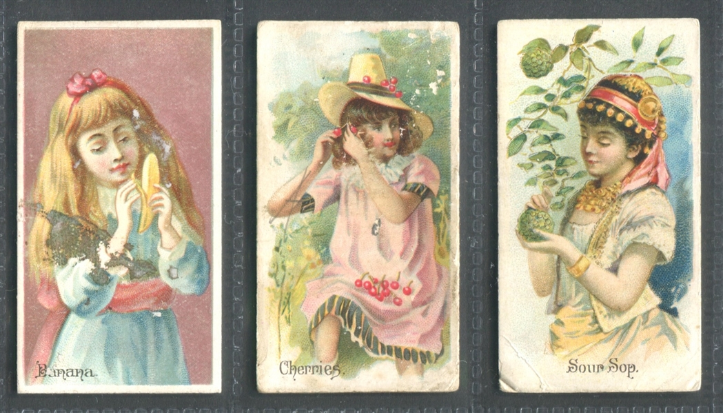 N12 Allen & Ginter Fruits Lot of (3) Cards