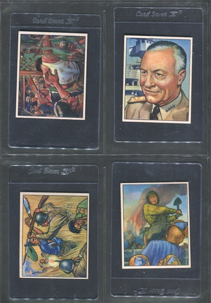 1951 Bowman Fight the Red Menace Complete Set of (48) Plus Extension Set