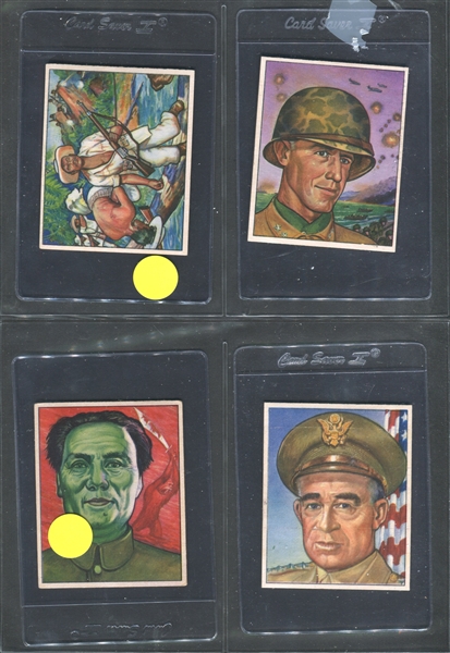 1951 Bowman Fight the Red Menace Complete Set of (48) Plus Extension Set