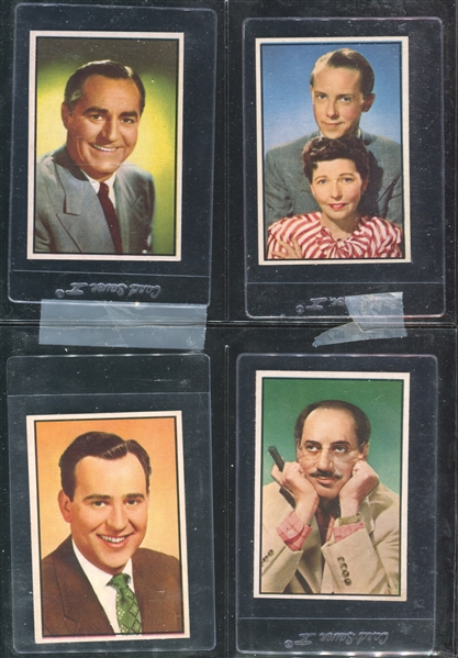 1953 Bowman TV & Radio Stars of NBC Complete Set of (96) Cards