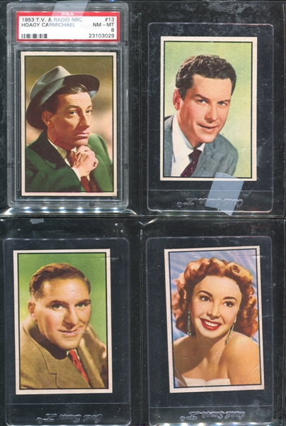 1953 Bowman TV & Radio Stars of NBC Complete Set of (96) Cards