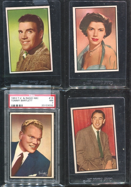 1953 Bowman TV & Radio Stars of NBC Complete Set of (96) Cards