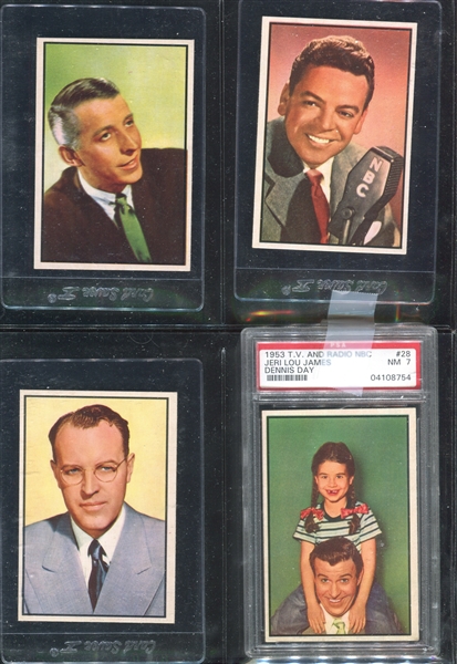 1953 Bowman TV & Radio Stars of NBC Complete Set of (96) Cards