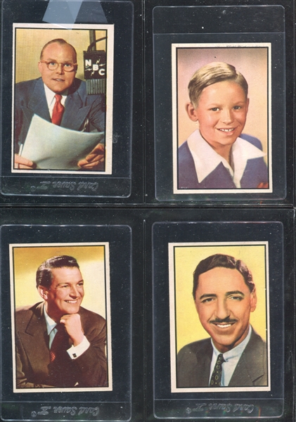 1953 Bowman TV & Radio Stars of NBC Complete Set of (96) Cards